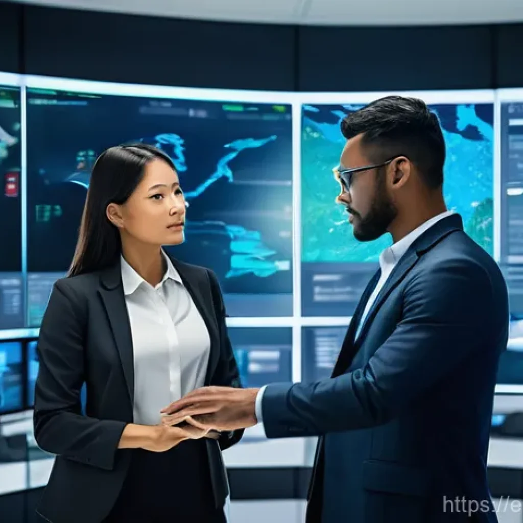 스마트물류 관련 국제 인증 - **Prompt:** "A diverse team of skilled logistics professionals, including men and women of various e...