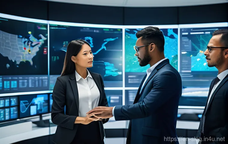 스마트물류 관련 국제 인증 - **Prompt:** "A diverse team of skilled logistics professionals, including men and women of various e...